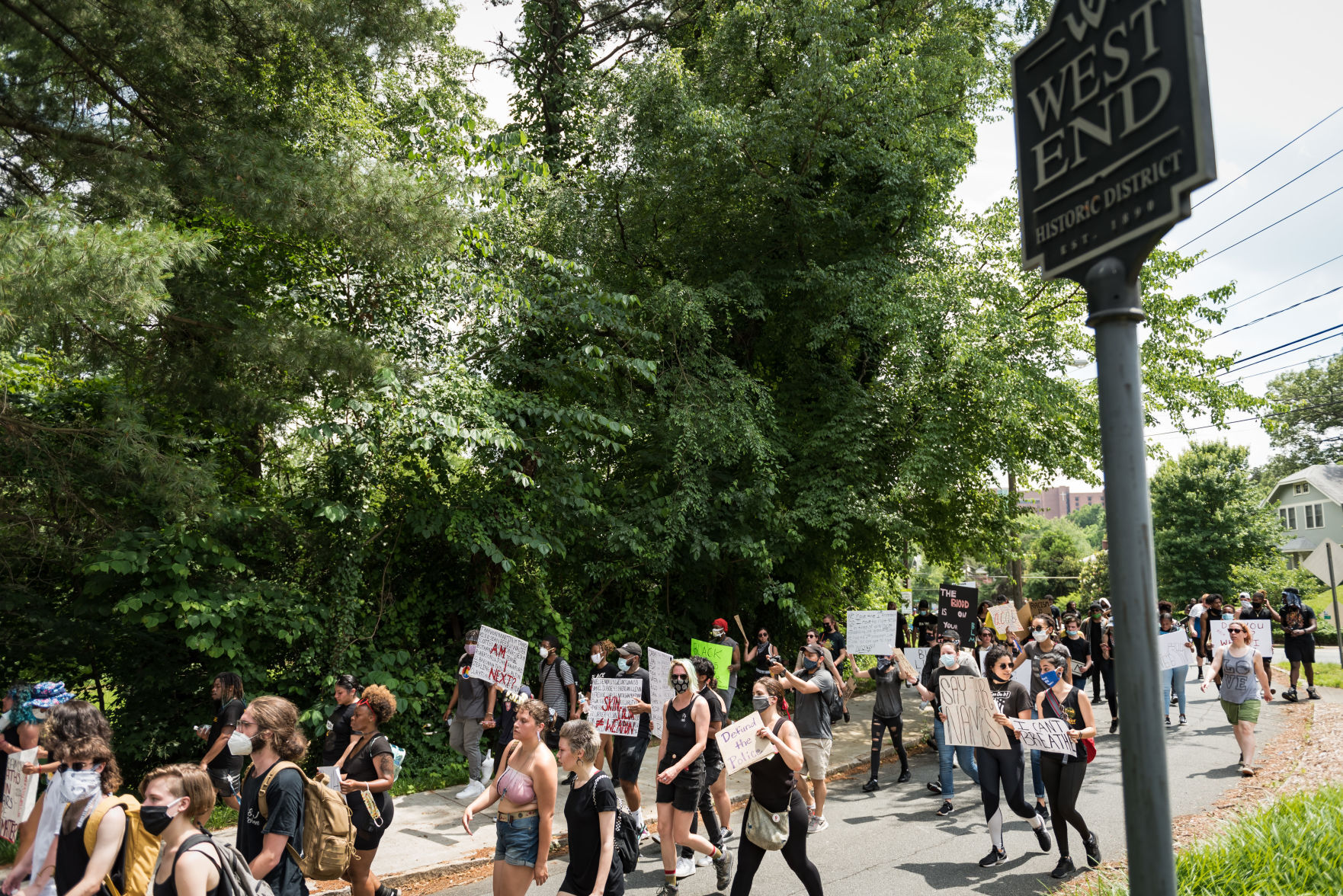 Black Lives Matter March Saturday Afternoon